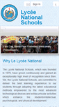 Mobile Screenshot of le-lycee-national.edu.lb