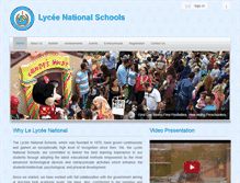 Tablet Screenshot of le-lycee-national.edu.lb